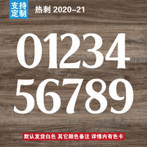 41 Tottenham Hotspur 2020-21 customized heat transfer digital jersey heat transfer number basketball football number offset printing hot stamping