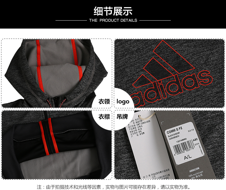 ADIDAS Adidas áo khoác nam mới hàng đầu áo khoác thể thao đan áo gió BQ4729 áo gió lining nam chính hãng