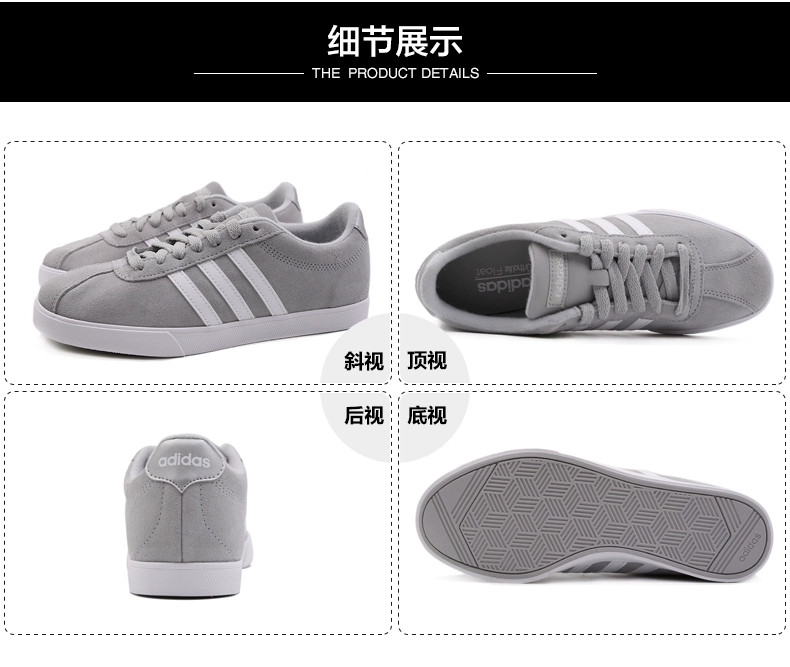 Giày thể thao nữ Adidas mùa đông mới mang giày thấp có thể mang giày thông thường giày tennis - AW4209