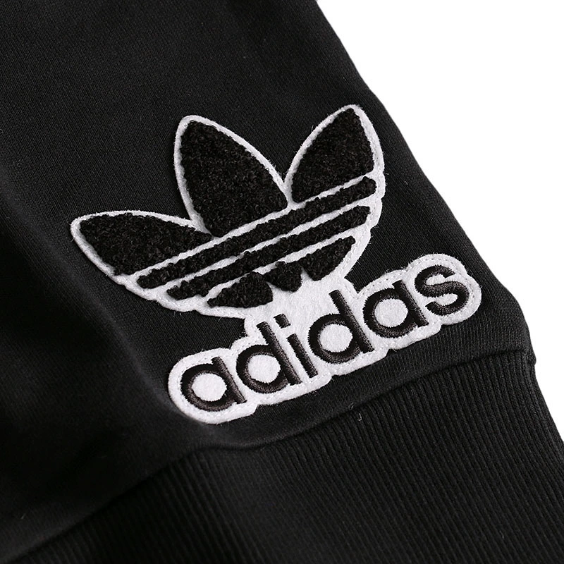 Adidas adidas nam cỏ ba lá mùa hè mới vòng cổ áo len thể thao áo thun-AY8632 áo thu đông nữ form rộng