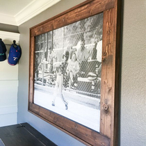  Photo frame solid wood picture frame European-style wall-mounted Wooden custom photo frame painting material