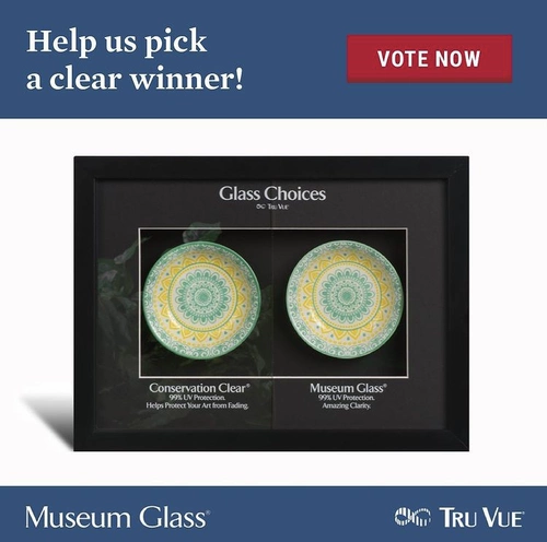 Ультрафиолетовый музей, стеклянный защитный мел