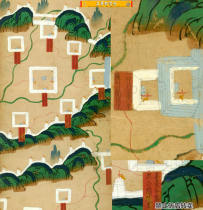 (Map) 69 high-definition painted mileage maps from Ji Town Shanhaiguan to Dazhenyu Pass Walled Fortress in Ming Dynasty