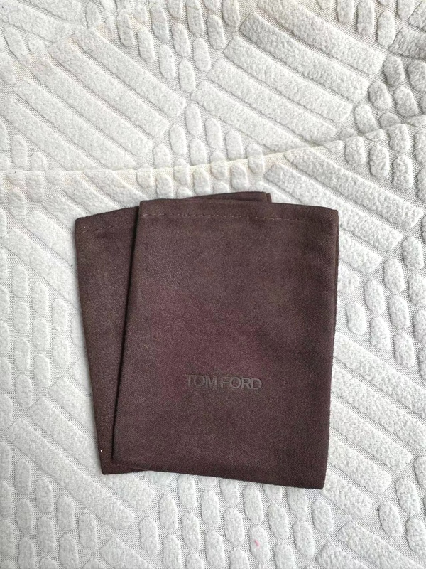 Brand Tf Camel Leather Velvet Bag, Eyeshadow Box Original Storage Bag, Small Item Storage and Organization Bag, Dustproof Bag