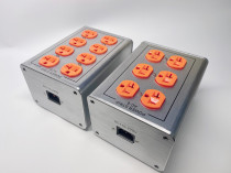 Fever Acoustics Platoon Plug Beauty Aluminum Alloy Plug-in Power Socket Copper Socket Patch Board 6 Places 8 Digits
