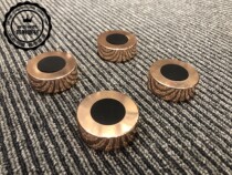 New Reengraving FE Shelf Foot Nail Pad Pure Copper Machine Foot Fever Sound Feet Nail Pad Tripod Feet Pads Shock Absorbe