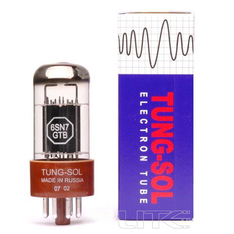 Russian Skyshuttle TUNG-SOL 6SN7 vacuum tube straight generation 6N8P6H8 paired for sale 