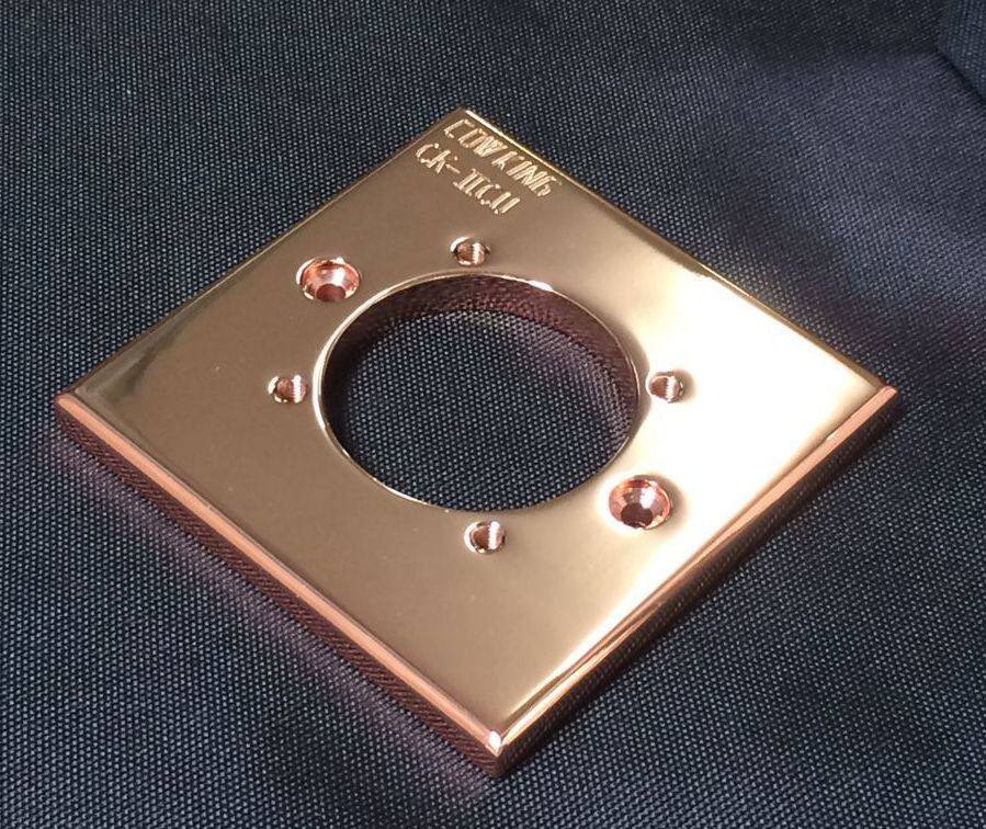 COW KING CK-IICU ABL quality pure red copper 86 * 86 panel copper plate thickness 8MM