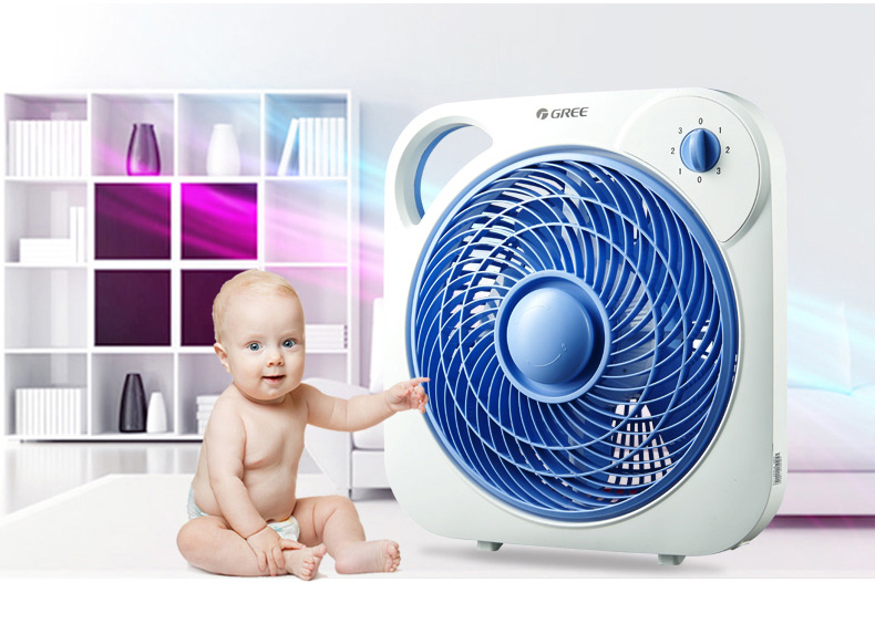 Quạt điện Gree quay trang quạt nhỏ quạt nhỏ quạt máy tính để bàn sinh viên Ký túc xá Quạt hâm mộ Mute hộ gia đình - Quạt điện quạt điện nhỏ