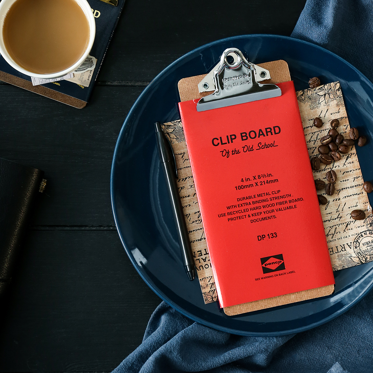 Miscellaneous Japan HIGHTIDE PENCO plate clip Imported retro metal menu splint hand account writing pad