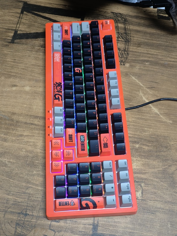 Brand New Gptx Gk98 Mechanical Keyboard, Same Model as Used in Internet Cafes, 98-Key Gaming E-Sports Keyboard with Scrolling Light, USB