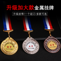 Metal medal Listing Gold and silver Bronze medal Wheat ear medal School unit Games General medal Medal