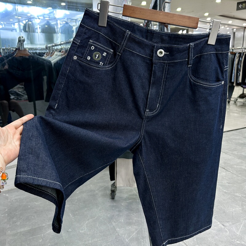 【H Brand】Great Value! Soft and Stretchy Denim! Super Cool Color Scheme! Authentic Brand Men's Summer Shorts