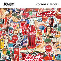  Retro retro cola tide brand personality stickers Suitcase luggage stickers Computer refrigerator Guitar skateboard waterproof