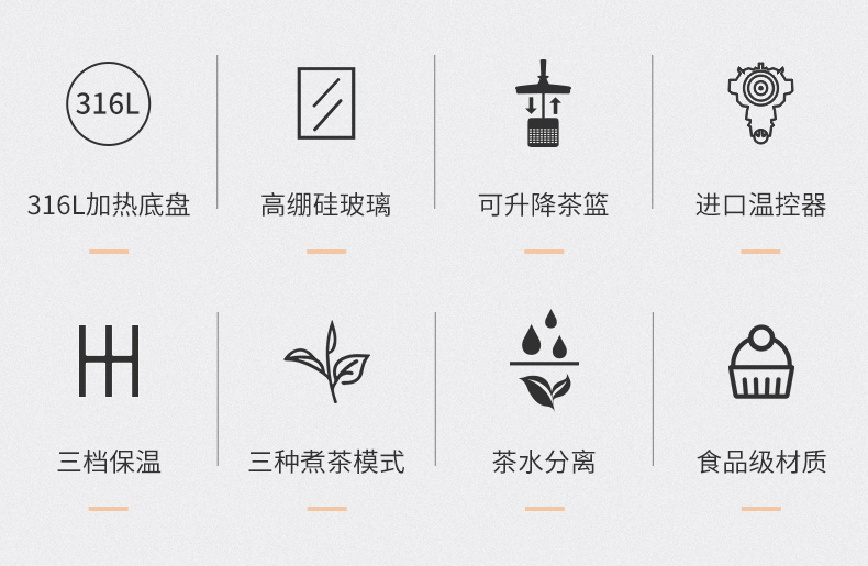 神价 日本三洋制造商 西摩 全触控煮茶壶 医用级316L不锈钢 图2