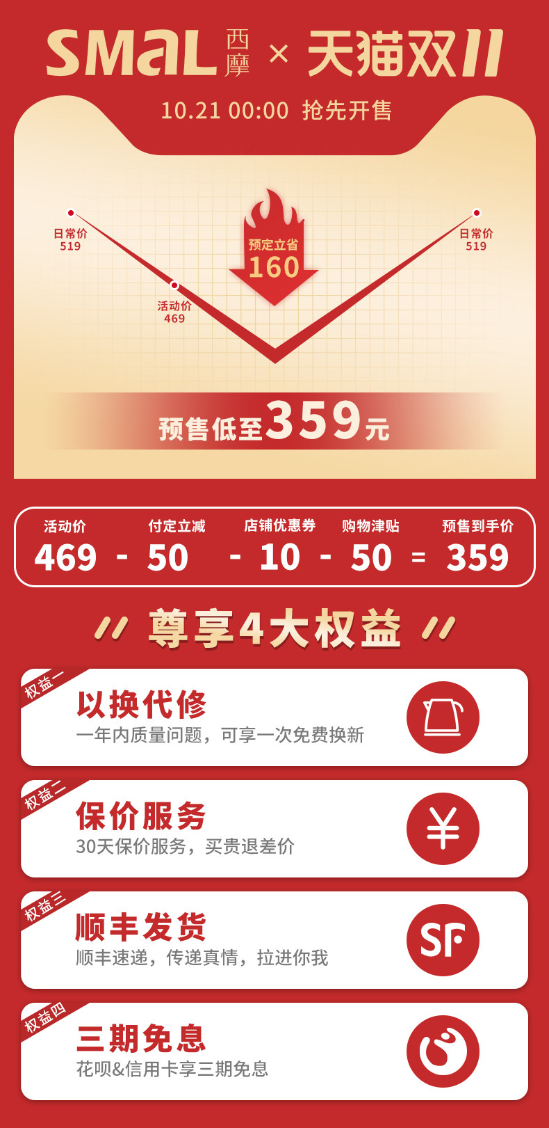 小神价 日本三洋制造商 西摩 智能Wifi养生壶 英国strix温控 图1