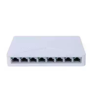 Huasan S2G 8-port Gigabit switch monitoring video room full 8-pin shunt