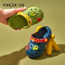 Far Hong Kong boys cave shoes wear children in summer children children children children slippers soft soles