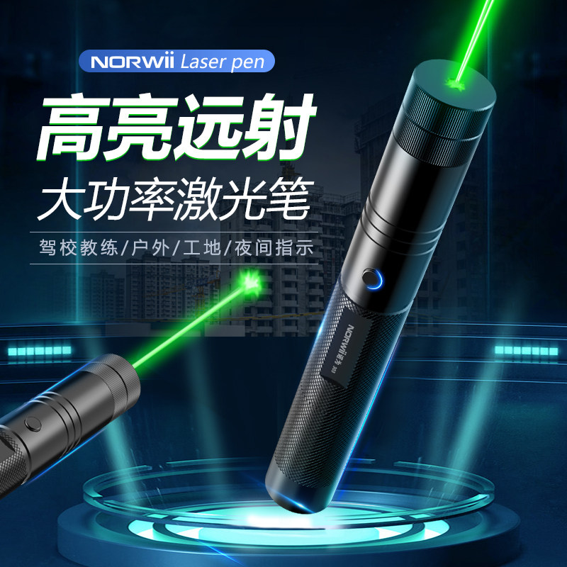 Nori Green Laser Light High Power Usb Charging Sales Building Sand Trays Infrared Full Star Far Shooting Driving School Coach With Intense Light Flashlight Laser Light Lashes Instruct Teasing Cat Outdoor Finger Star Pen