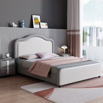 135cm childrens bed best-selling list solid wood leather girl princess bed boy child single bed teenager bed