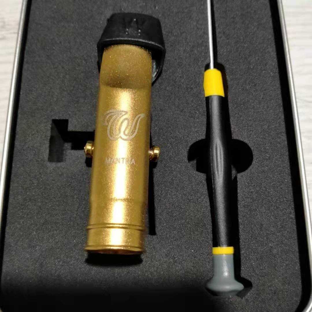 Remean Vinny Flute Heads in the middle of the sound-tone soprano sax half metal flute head glued wood flute head 6-7-8