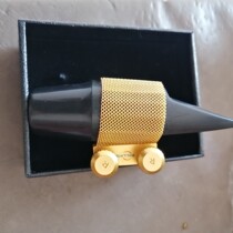 French original Rollins gold plated chain card alto Bakelite flute head 18K gold saxophone clip drop E