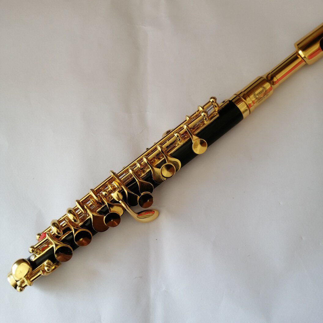 Western glue gold - plated short flute black nickel bond plated C - toned flute export to American Southwood grade