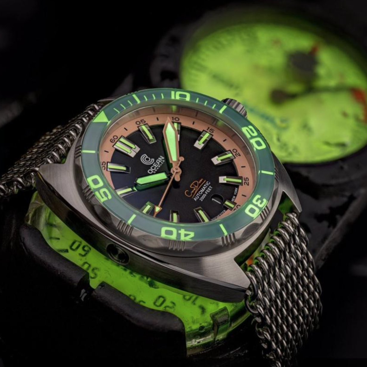 American Ocean Crawl core diver V3 high face value comeback small crowdsourced mechanical watch