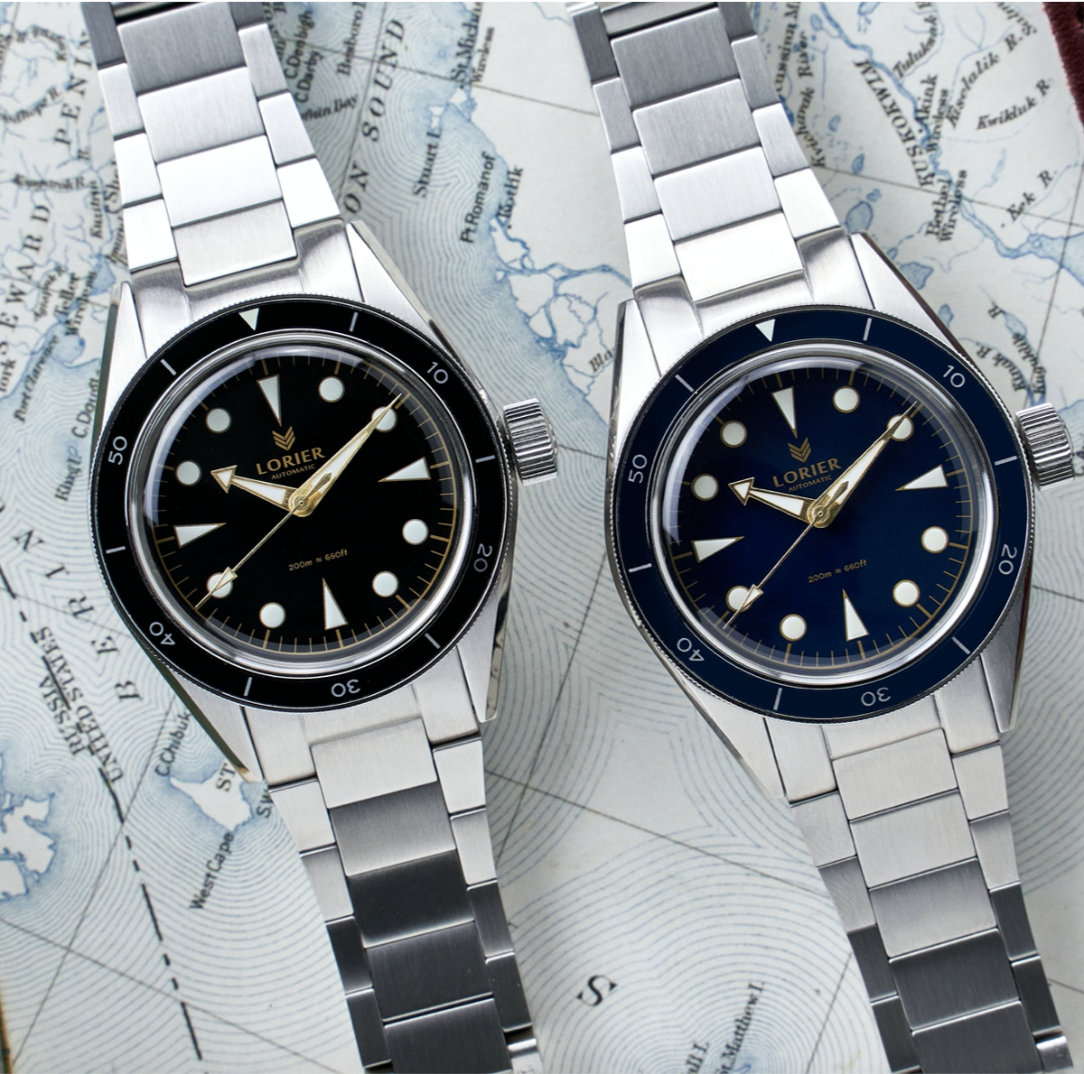 American Lorier NEPTUNE III small crowdsourced retro classic mechanical diving meter