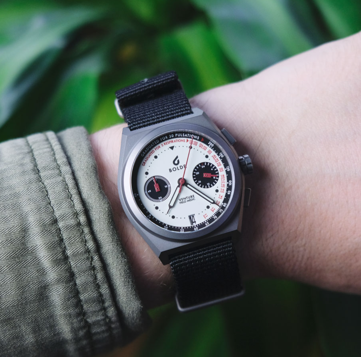 Official website BOLDR Supply Co FIELD RALLY Hybrid Retro Panda Dial Military Watch