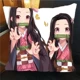 Sản phẩm mới Lưỡi dao kiếm quỷ ngoại vi Tanjirou Nidouzi My Wife Zenyi Butterfly Ninja Anime Pillow Đệm - Carton / Hoạt hình liên quan