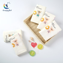 Childrens gauze towel childrens towel cotton super soft absorbent bath 5 group autumn and winter baby towel winter
