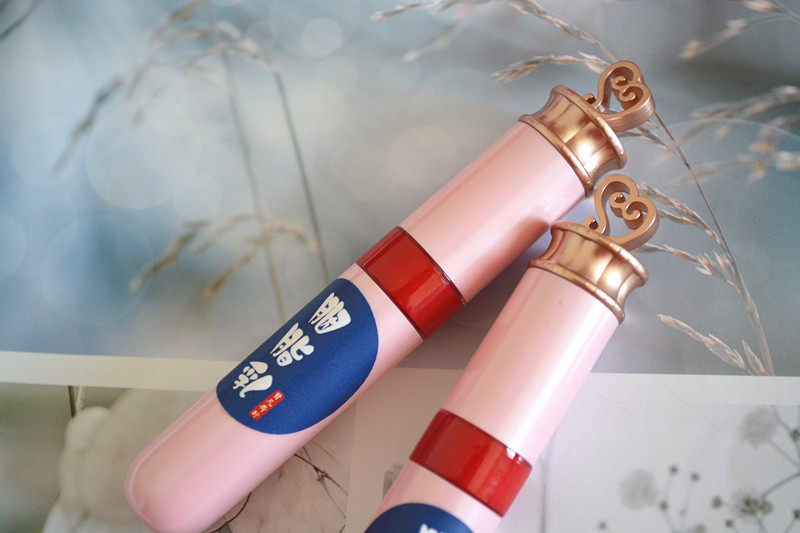 Giữ kín mắt thời gian sưu tập trang điểm cổ xưa phương pháp cổ rouge nước son bóng má hồng giữ ẩm lâu không cắn môi trang điểm môi đỏ phấn má hồng the face shop