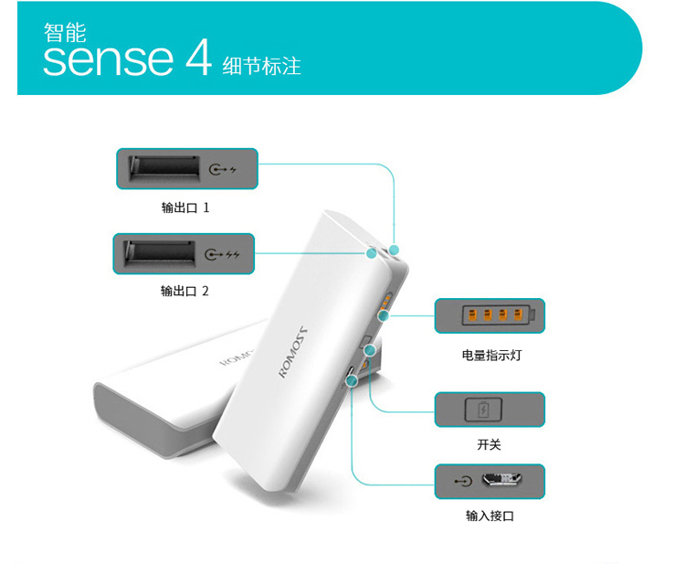 Genuine ROMOSS Luoma Shi Po 10000M mA sạc nhỏ cầm tay nhỏ gọn siêu mỏng điện thoại của Apple VIVO OPPO Android Huawei Phổ cao công suất nhanh sạc điện thoại di động người phụ nữ quyền lực đấm - Ngân hàng điện thoại di động sạc dự phòng hoco 20000mah