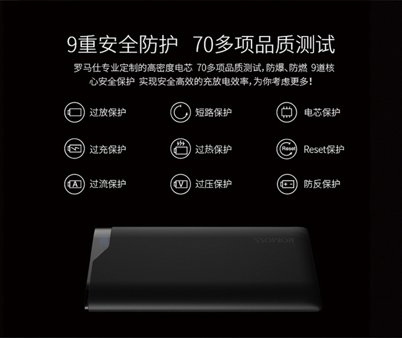 Luoma Shi siêu mỏng xách tay sạc Po 10000 mA điện LED kỹ thuật số điện thoại di động polymer - Ngân hàng điện thoại di động sạc dự phòng phát wifi