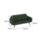 Чернила зеленый 3 человека диван