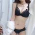 phụ nữ đồ lót mà không cần vòng thép set sexy trắng cô gái kem điều chỉnh side-by-side thu thập ngực nhỏ áo ngực phẳng áo ngực. 