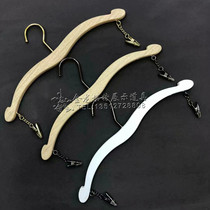 Ruomansha underwear rack Ruomansha smile underwear underwear clip high-end imitation wood underwear hanger white underwear rack