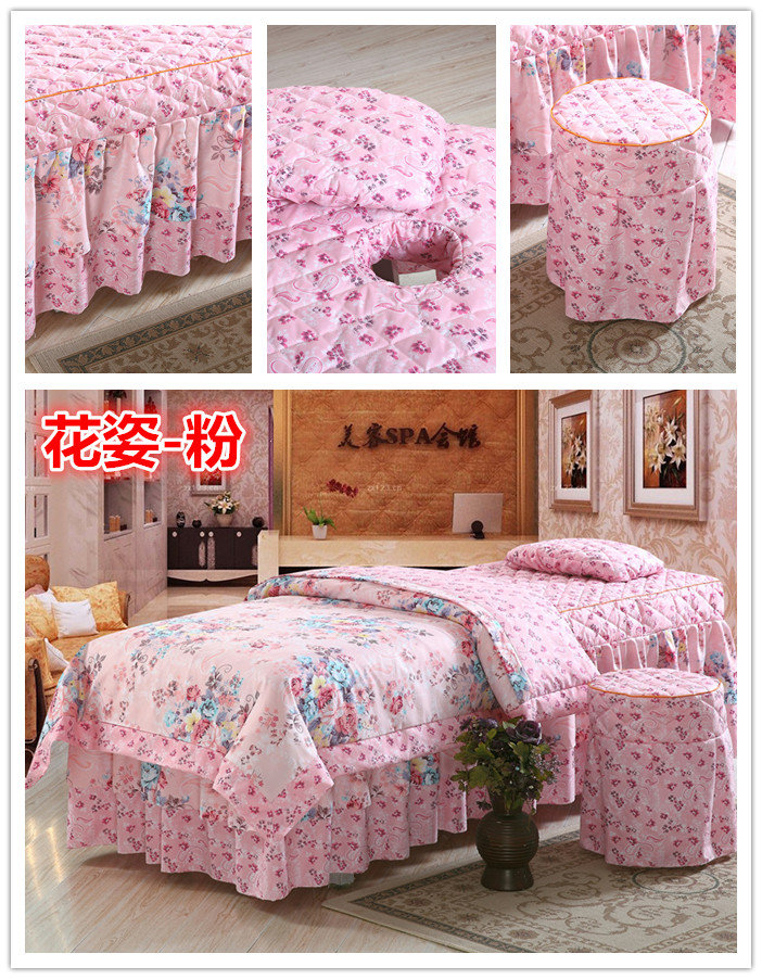 End massage vẻ đẹp giường bedspread denim jacket có thể được tùy chỉnh 190x70 * 185 60 * 180 bậc thang đầu bán kính - Trang bị tấm mua khăn trải giường spa