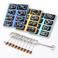 24 кусочка интеллектуальной пряжки+большое девять серийных кольцо