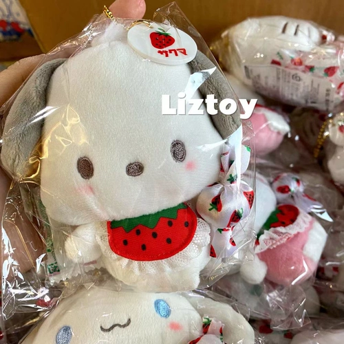 Sanrio, японская оригинальная клубника, плюшевая подвеска