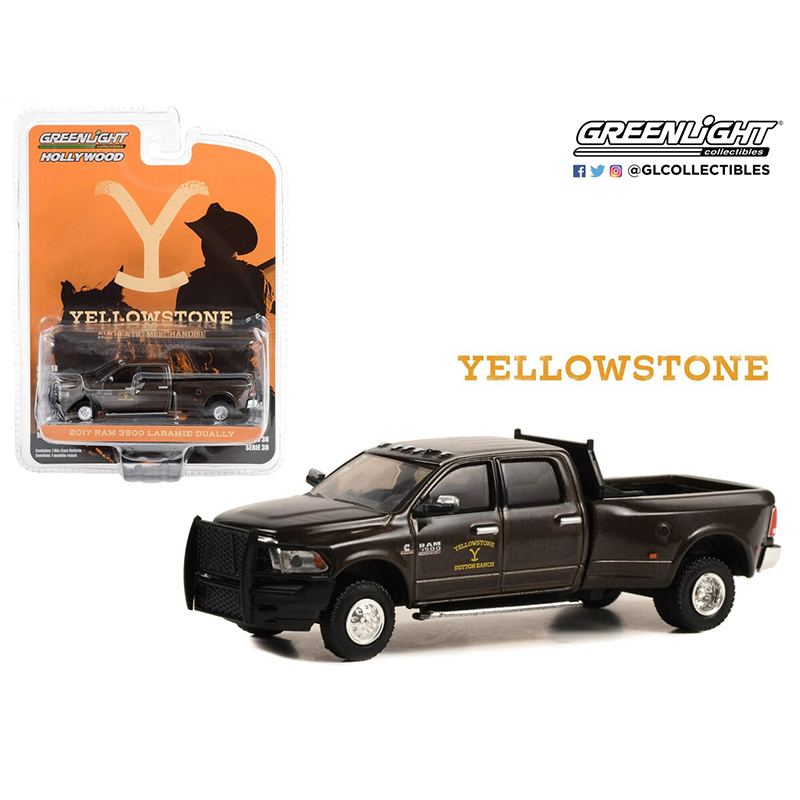 Green Light 1:64 John Dutton's 2017 Ram Dodge Ram 3500 Tv Series Yellowstone 44980F