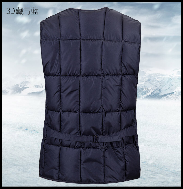 Áo vest trung niên nam mùa thu đông áo khoác nam giả vest