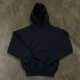 Черный [429 граммов толстого тяжелого хода] капюшона