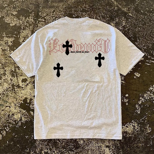 Хлопковая футболка с коротким рукавом для влюбленных, 260 грамм, короткий рукав