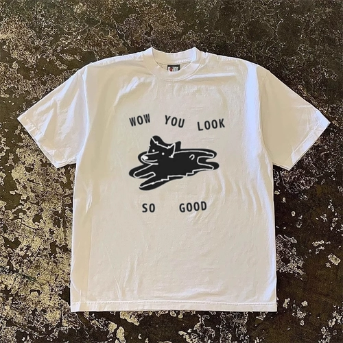 Хлопковая футболка с коротким рукавом для влюбленных, 260 грамм