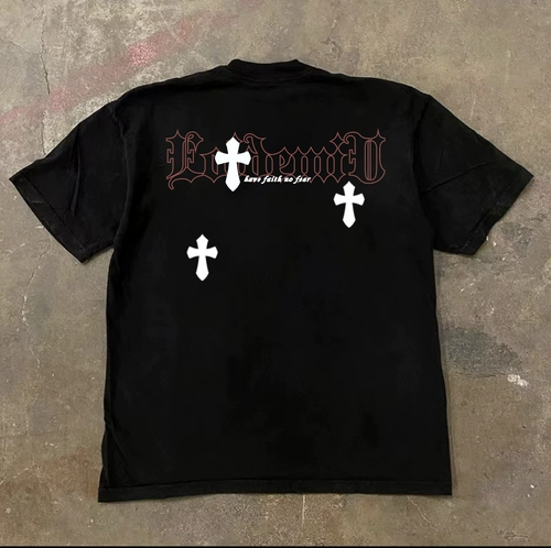 Хлопковая футболка с коротким рукавом для влюбленных, 260 грамм, короткий рукав