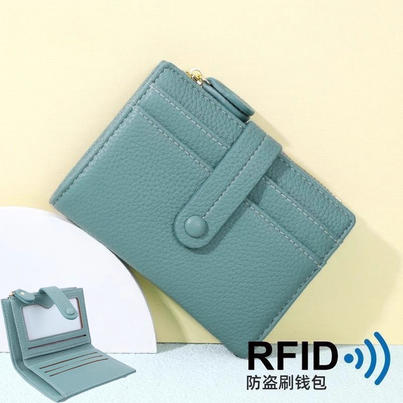 Card Holder for Women 2025 New Model Exquisite Short Mini Wallet with Multiple Card Slots Card Holder Thin Id Case