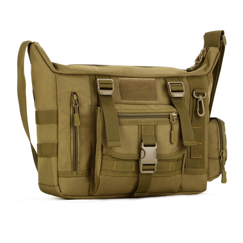 Men IPAD4 slanted satchel army fans big single shoulder bag outdoor sports men's bag casual A4 bag 14 inch computer bag