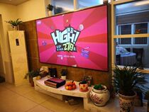 Dalette frame screen 72 84 92 100 120 inch HD anti-light 3D metal projector screen